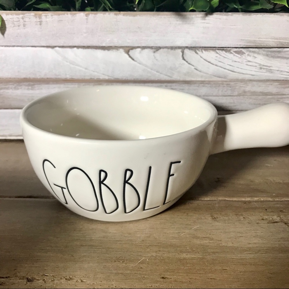 Rae Dunn GOBBLE 🦃 Soup Bowl with Handle